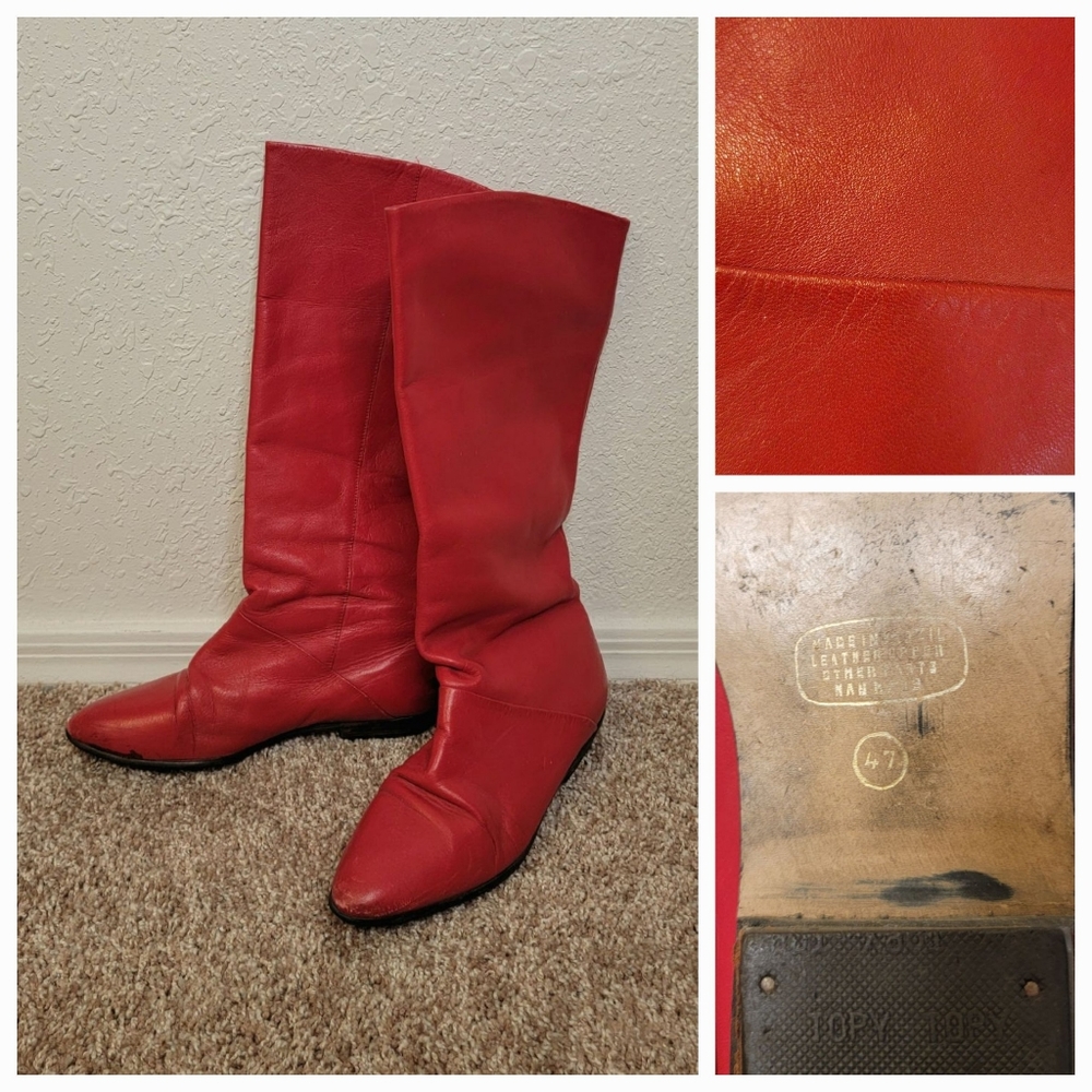 Vintage Red Boots